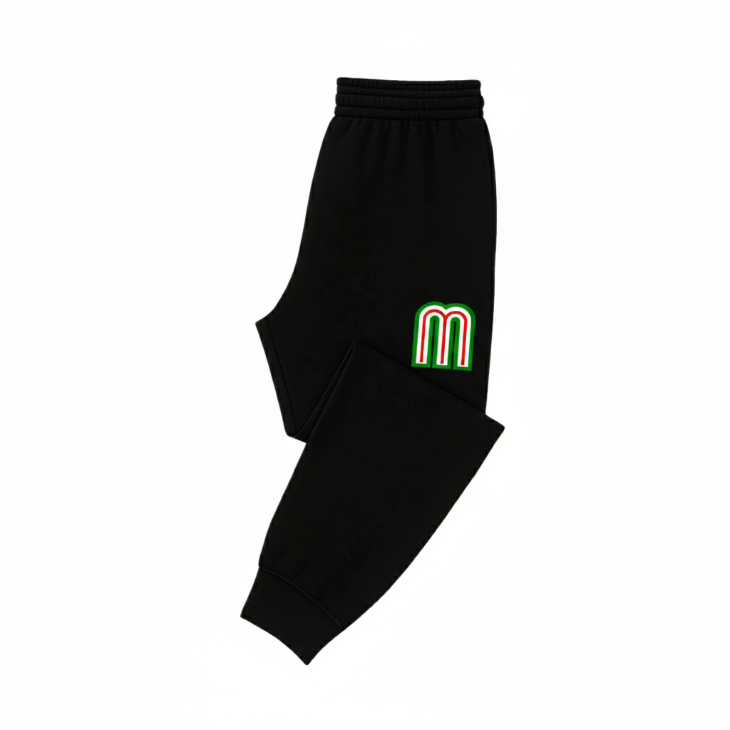 Men's MEXICO 'M' Black Sweatsuit Hoodie Joggers Sweatpants To Match Air Jordan 3 El Vuelo